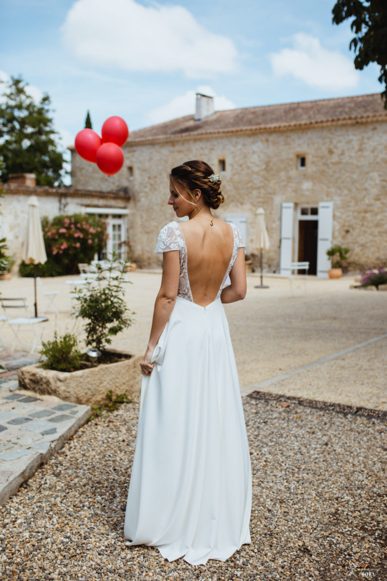 robe de mariée dos nu