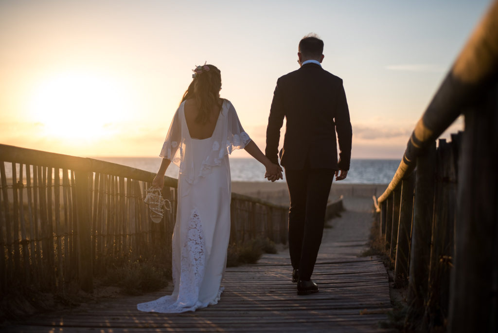 robe de mariée dos nu Landes