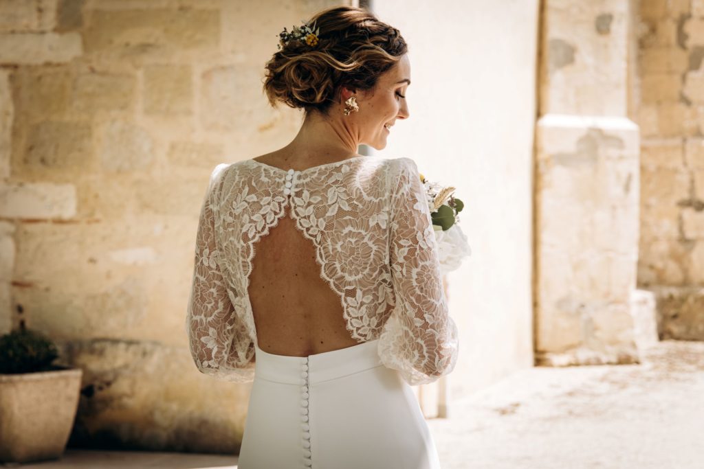 robe de mariée dos nu 