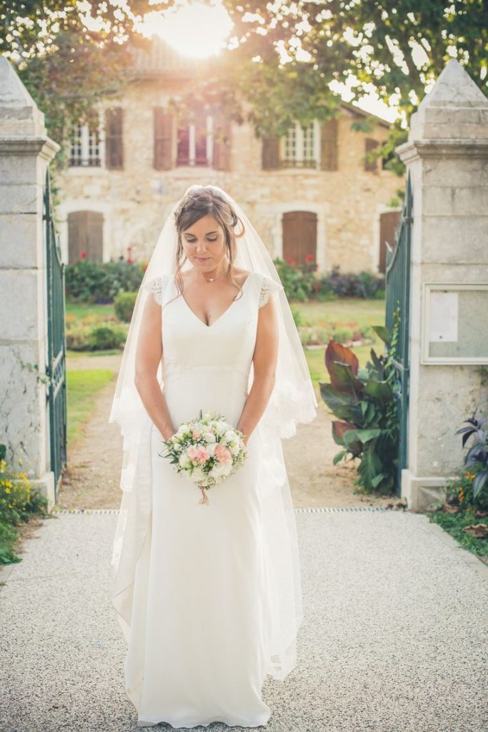 Robe de mariée sirène près du corps